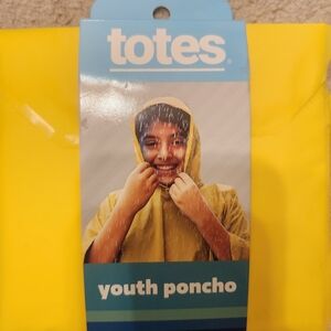 Totes Bright Yellow Rain Poncho